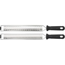 PINTINOX Küchenreibe Professional Reibenset mittelgrobe und feine Klinge Edelstahl, Edelstahl, Kunststoff, (Set, 2-St), Set: mittelgrobe und feine Klinge, Edelstahl
