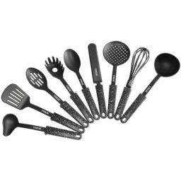 STONELINE Kochbesteck-Set (Set, 9-tlg), Kunststoff, mit Stütze