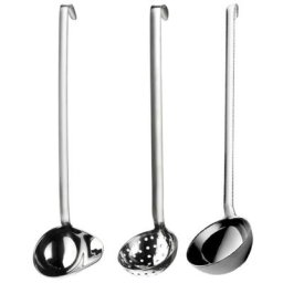 PINTINOX Kochbesteck-Set Professional (Set, 3-tlg), (Schöpflöffel, Schaumlöffel, Suppenlöffel), Edelstahl 18/10
