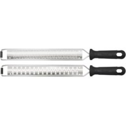 PINTINOX Küchenreibe Professional, Edelstahl, Kunststoff, (Set, 2-St), Set Bandklinge und feine Klinge, Edelstahl