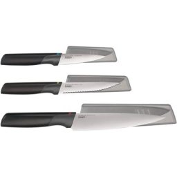 Joseph Joseph Messer-Set Elevate (Set, 3-tlg), Klingen aus japanischem Edelstahl, ergonomische Griffe