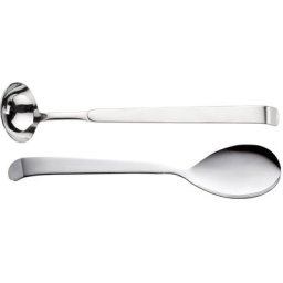 PINTINOX Kochbesteck-Set Astra (Set, 2-tlg), Vorlegeset, (Soßenlöffel, Servierlöffel), Edelstahl 18/10