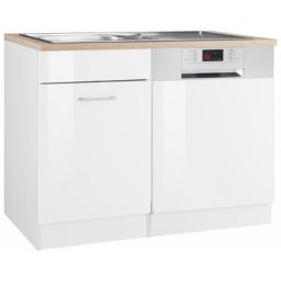HELD MÖBEL Spülenschrank Utah Breite 110 cm, mit Tür/Sockel für Geschirrspüler