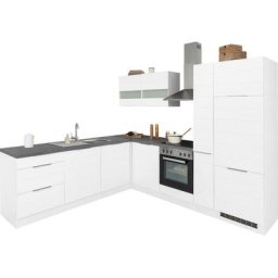 HELD MÖBEL Küche Luhe, Stellbreite 240x270 cm, wahlweise mit oder ohne E-Geräten, MDF-Fronten