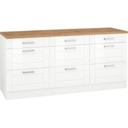 HELD MÖBEL Unterschrank Tinnum 180 cm breit, Metallgriffe, MDF Fronten, mit 3 Schubkästen, 6 Auszüge