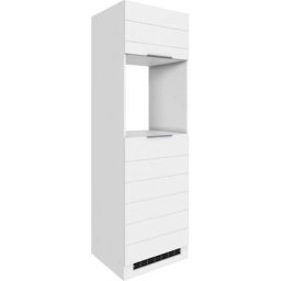 HELD MÖBEL Backofenumbauschrank Luhe 60 cm breit, hochwertige MDF-Fronten mit waagerechter Lisene