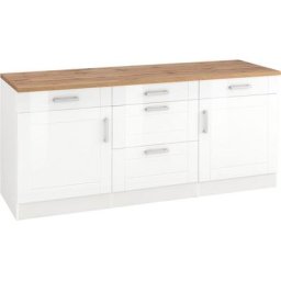 HELD MÖBEL Unterschrank Tinnum 180 cm breit, Metallgriffe, MDF Fronten, 3 Schubkästen, 2 Auszüge