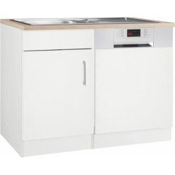 HELD MÖBEL Spülenschrank Utah Breite 110 cm, mit Tür/Sockel für Geschirrspüler