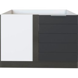 HELD MÖBEL Eckunterschrank Luhe 120 cm breit, hochwertige MDF-Fronten mit waagerechter Lisene
