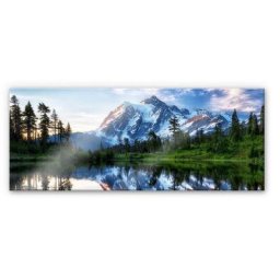 Wall-Art Küchenrückwand Spritzschutz Natur Berge Wilderness, (1-tlg)