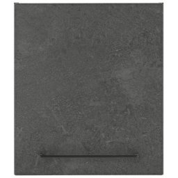 HELD MÖBEL Hängeschrank Tulsa 50 cm breit, 57 cm hoch, 1 Tür, schwarzer Metallgriff, MDF Front