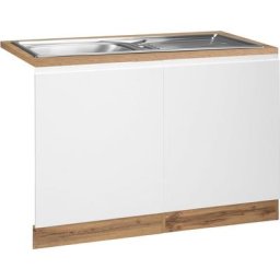 HELD MÖBEL Spülenschrank Bruneck >>Bruneck<< 120 cm breit, für viel Stauraum, hochwertige MDF-Fronten