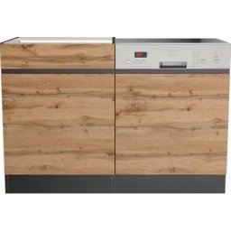 HELD MÖBEL Spülenschrank Riesa Breite 120 cm, MDF-Fronten