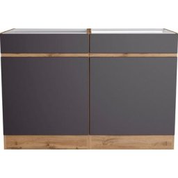 HELD MÖBEL Spülenschrank Riesa Breite 120 cm, MDF-Fronten
