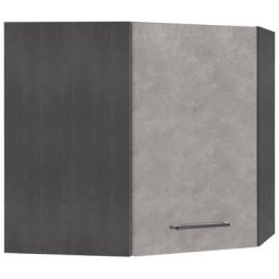 HELD MÖBEL Eckhängeschrank Tulsa 60 cm breit, 1 Tür, schwarzer Metallgriff, hochwertige MDF Front