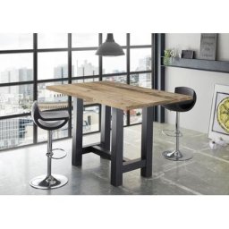 Mäusbacher Bartisch, Gestell in U-Form (Breite 120, 140 oder 160 cm)