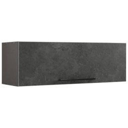 HELD MÖBEL Klapphängeschrank Tulsa 100 cm breit, mit 1 Klappe, schwarzer Metallgriff, MDF Front