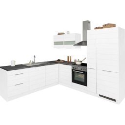 HELD MÖBEL Küche Luhe, Stellbreite 240x270 cm, wahlweise mit oder ohne E-Geräten, MDF-Fronten