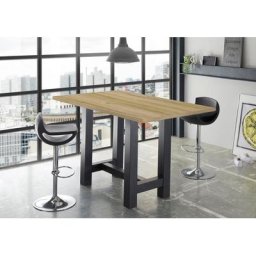 Mäusbacher Bartisch, Gestell in U-Form (Breite 120, 140 oder 160 cm)