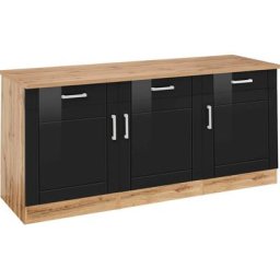 HELD MÖBEL Unterschrank Tinnum 180 cm breit, Metallgriffe, MDF Fronten, 3 Schubkästen, 3 Türen