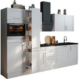 OPTIFIT Küche Ahus, 310 cm breit, MDF Fronten, Soft Close Funktion
