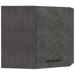 HELD MÖBEL Eckhängeschrank Tulsa 60 cm breit, 1 Tür, schwarzer Metallgriff, hochwertige MDF Front