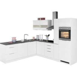 HELD MÖBEL Küche Luhe, Stellbreite 240x270 cm, wahlweise mit oder ohne E-Geräten, MDF-Fronten