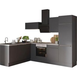 OPTIFIT Winkelküche Aken, ohne E-Geräte, Stellbreite 200 x 270 cm