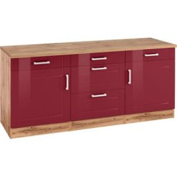 HELD MÖBEL Unterschrank Tinnum 180 cm breit, Metallgriffe, MDF Fronten, 3 Schubkästen, 2 Auszüge
