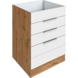 HELD MÖBEL Kochfeldumbauschrank Luhe 60 cm breit, hochwertige MDF-Fronten mit waagerechter Lisene