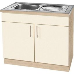 wiho Küchen Spülenschrank Kiel 100 cm breit