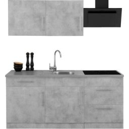 wiho Küchen Küche Cali, wahlweise mit E-Geräten, Breite 180 cm