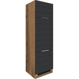 HELD MÖBEL Kühlumbauschrank Luhe 60 cm breit, hochwertige MDF-Fronten mit waagerechter Lisene
