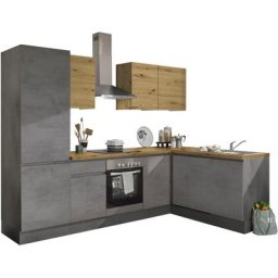 BASIC by Balculina Küche Adna, Stellbreite 280/170 cm, wahlweise mit oder ohne E-Geräte