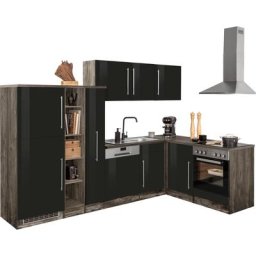 HELD MÖBEL Winkelküche Samos, ohne E-Geräte, Stellbreite 290/170 cm