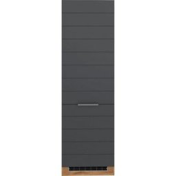 HELD MÖBEL Kühlumbauschrank Luhe 60 cm breit, hochwertige MDF-Fronten mit waagerechter Lisene