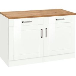 HELD MÖBEL Unterschrank Tinnum 120 cm breit, Metallgriffe, MDF Fronten, 2 Schubkästen, 2 Türen