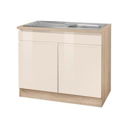 HELD MÖBEL Spülenschrank Virginia 100 cm breit, inklusive Einbauspüle