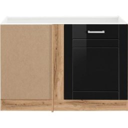 HELD MÖBEL Eckunterschrank Tinnum 120 cm breit, MDF-Fronten, Metallgriffe, 1 Tür