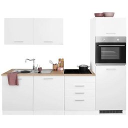 HELD MÖBEL Küchenzeile Visby, ohne E-Geräte, Breite 240 cm für Kühlschrank und Geschirrspüler