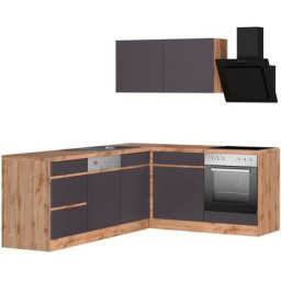 HELD MÖBEL Küche Riesa, Stellbreite 240x180 cm, wahlweise mit oder ohne E-Geräte