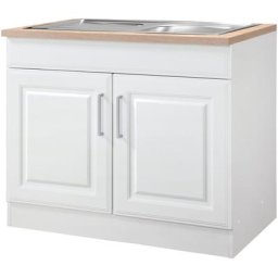 HELD MÖBEL Spülenschrank Stockholm hochwertige MDF-Fronten