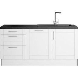 OPTIFIT Küche Ahus, 180 cm breit, ohne E-Geräte, Soft Close Funktion, MDF Fronten