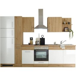 BASIC by Balculina Küche Emil, Breite 310 cm, mit und ohne E-Geräte