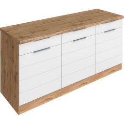 HELD MÖBEL Unterschrank Luhe 180 cm breit, für viel Stauraum, MDF-Fronten mit waagerechter Lisene