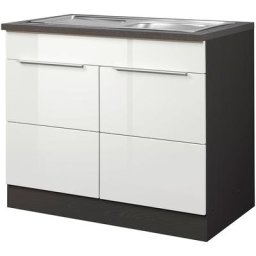 HELD MÖBEL Spülenschrank Brindisi 100 cm breit, inklusive Einbauspüle