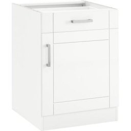 HELD MÖBEL Unterschrank Tinnum 60 cm breit, MDF-Fronten, Metallgriff, 1 Schubkasten, 1 Tür