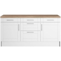 OPTIFIT Küche Ahus, 180 cm breit, ohne E-Geräte, Soft Close Funktion, MDF Fronten