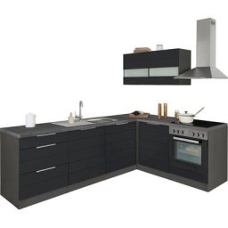 HELD MÖBEL Küche Luhe, Stellbreite 240x180 cm, wahlweise mit oder ohne E-Geräten, MDF-Fronten