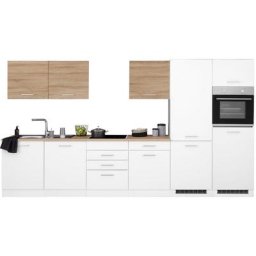HELD MÖBEL Küchenzeile Visby, ohne E-Geräte, Breite 360 cm für Kühl/Gefrierkombination